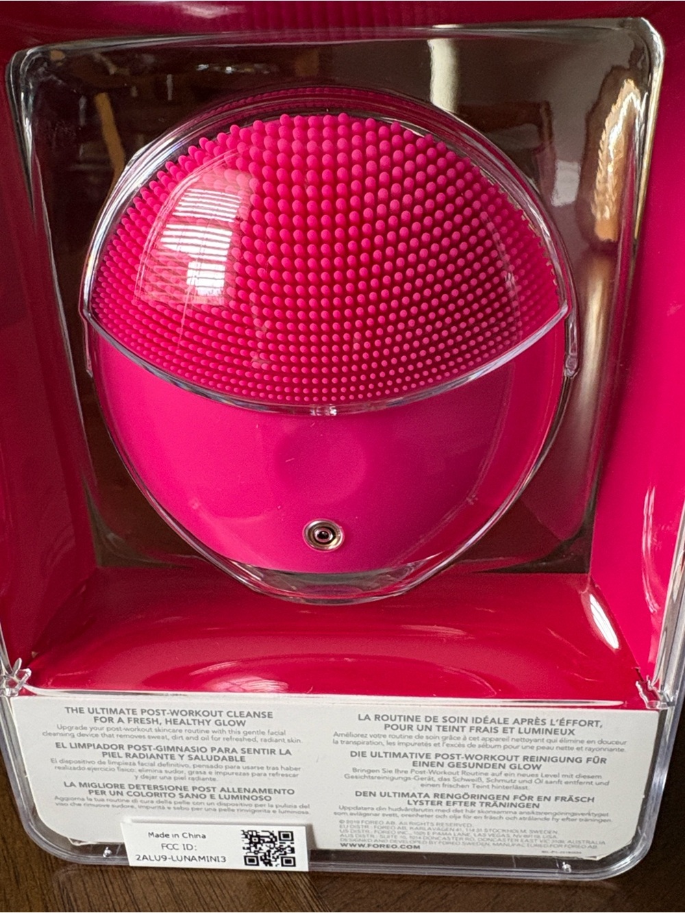 NWT FOREO LUNA MINI 3 Cleansing Facial Brush- Fuchsia - Picture 8 of 11